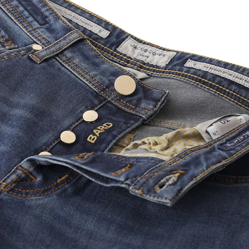 Jacob Cohen Jeans Jeans aus Baumwoll-Kaschmir-Mix blau(Image 3)