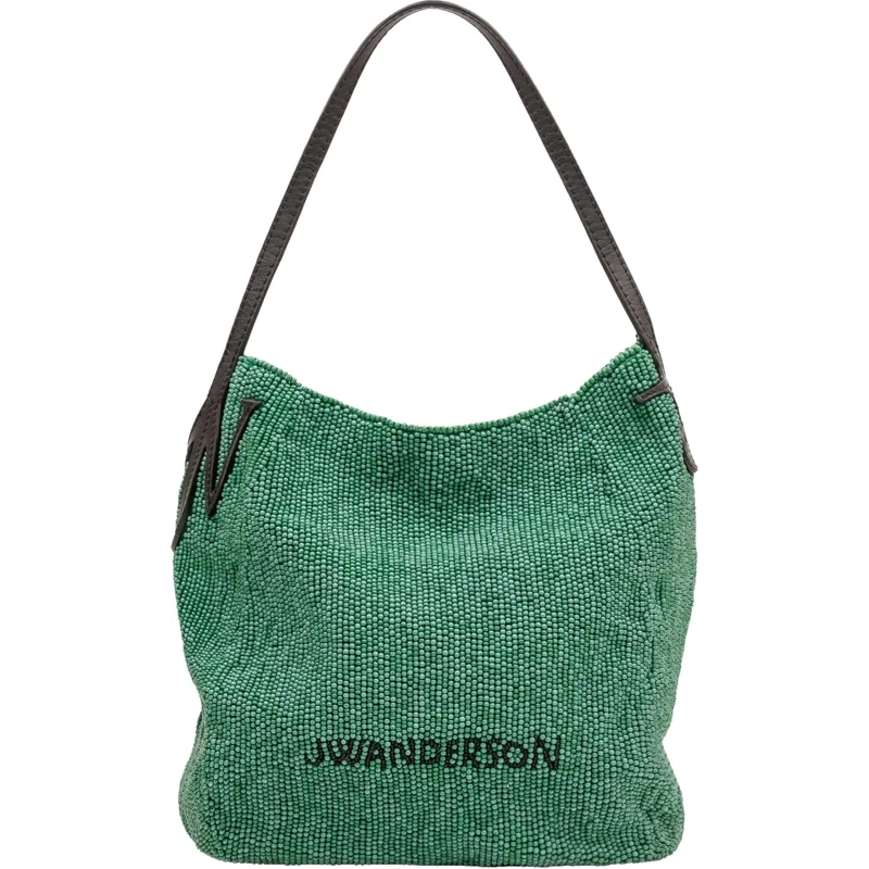 J.W.Anderson Schultertasche Borsa Small Bulb con Perline grün