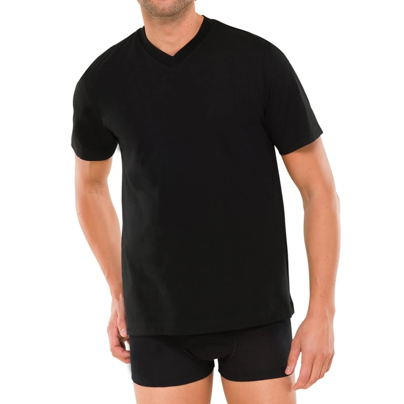 SCHIESSER Hemd American T-Shirt 4er Pack schwarz(Image 2)