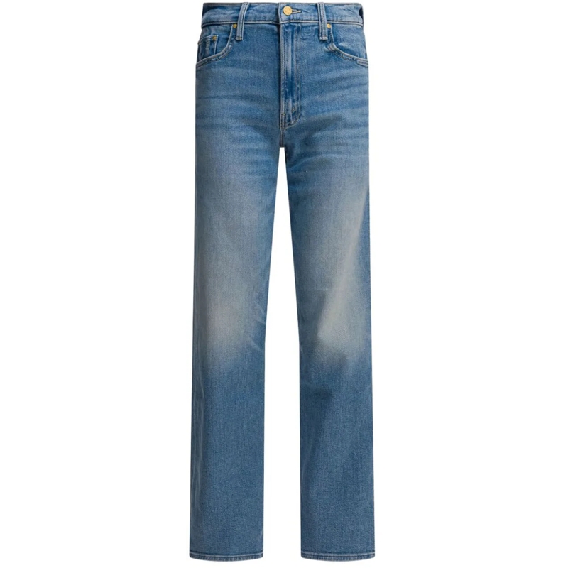 Mother Jeans mit geradem Bein Jeans Clear Blue blau