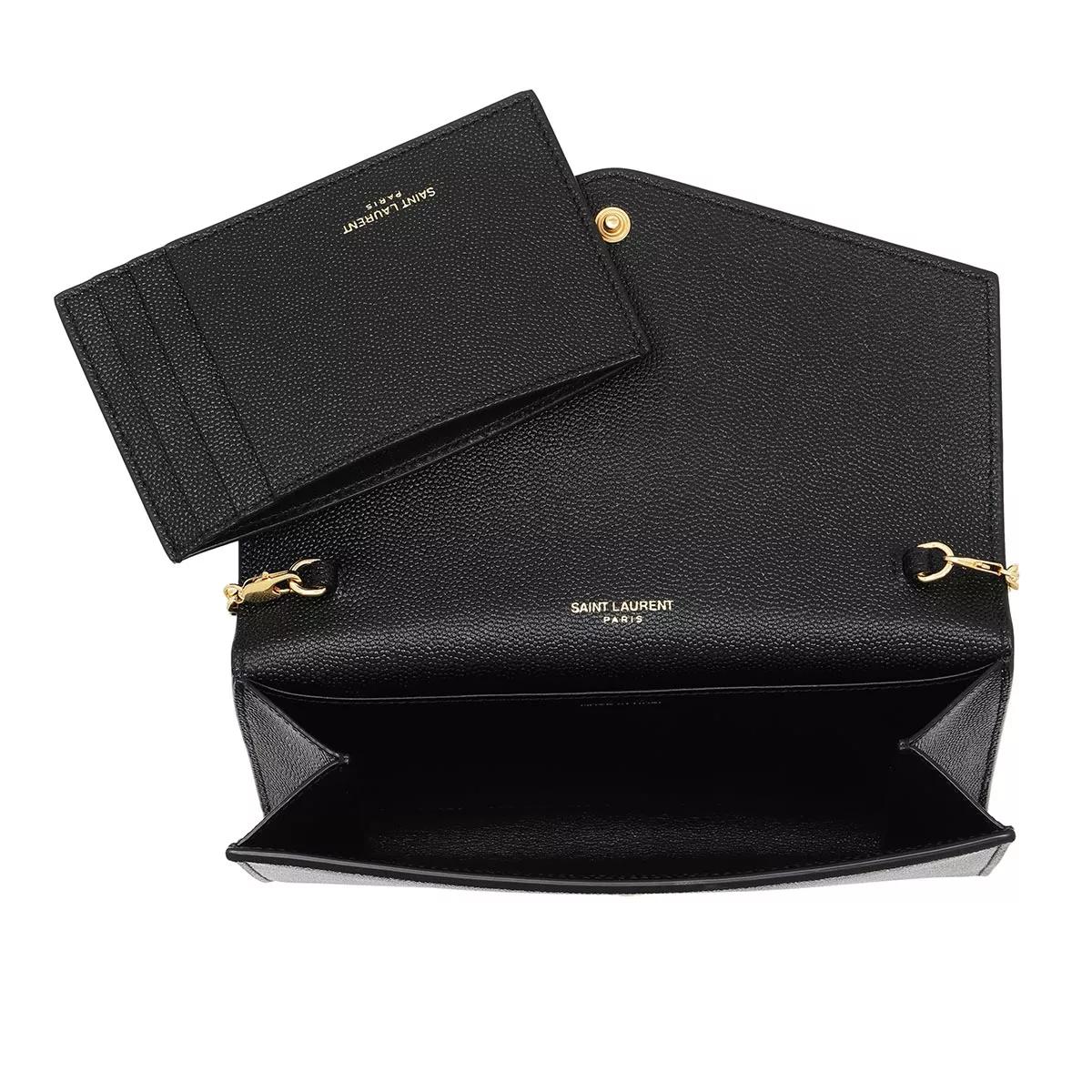 Thumbnail - Saint Laurent Crossbody Bags - Ysl Flap Chain - Gr. unisize - in Schwarz - für Damen