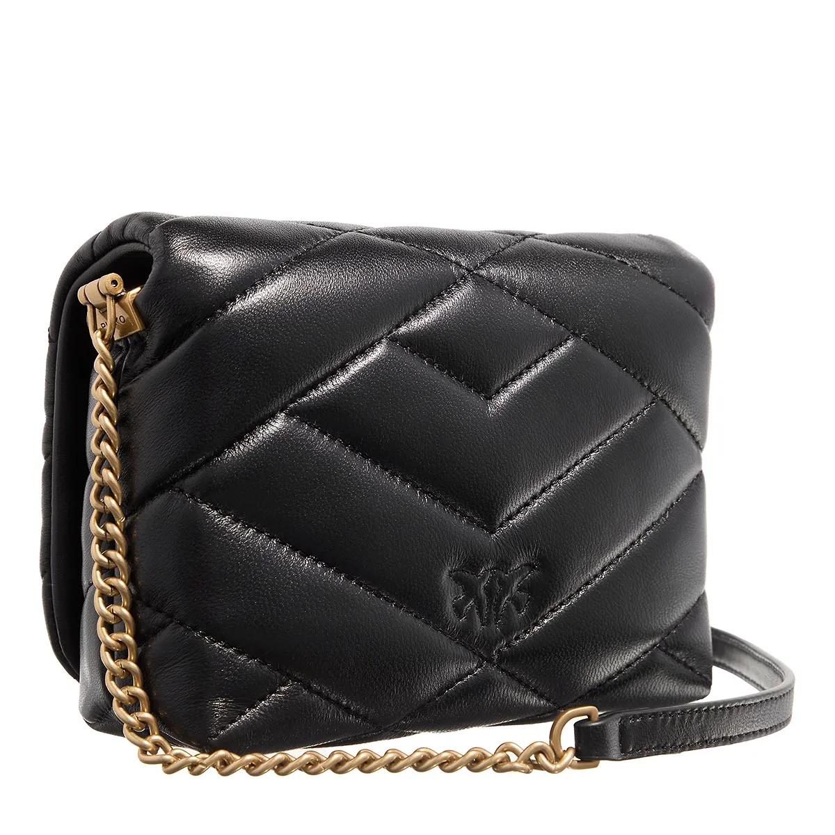 pinko Crossbody bags Love Click Puff Baby in zwart