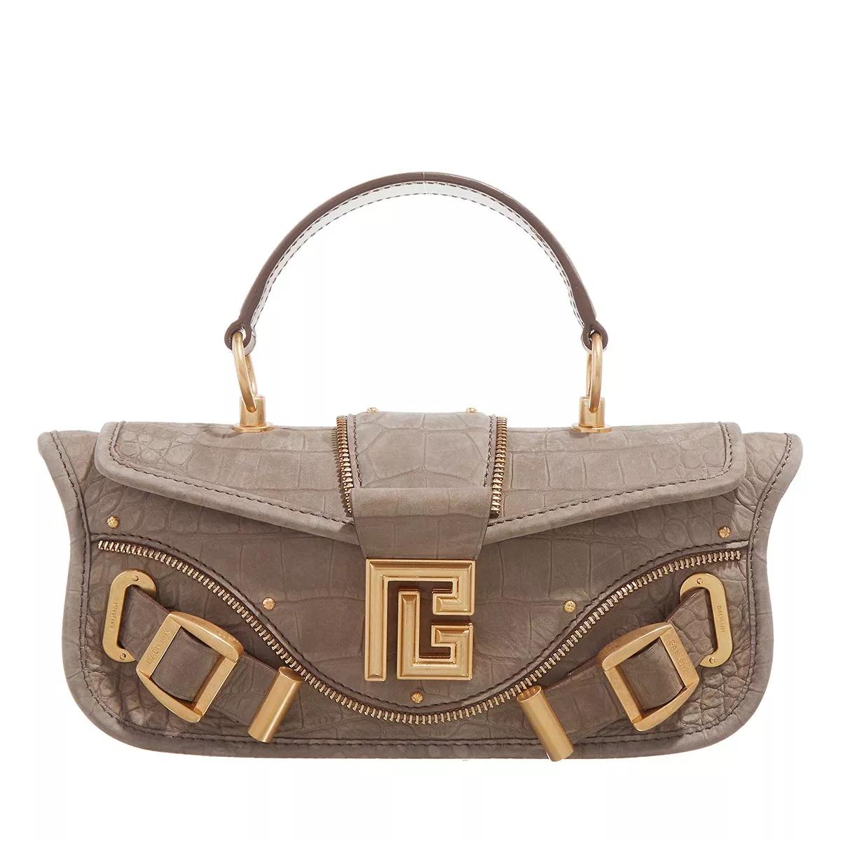 Balmain Satchels - Bag Small - Gr. unisize - in Taupe - für Damen