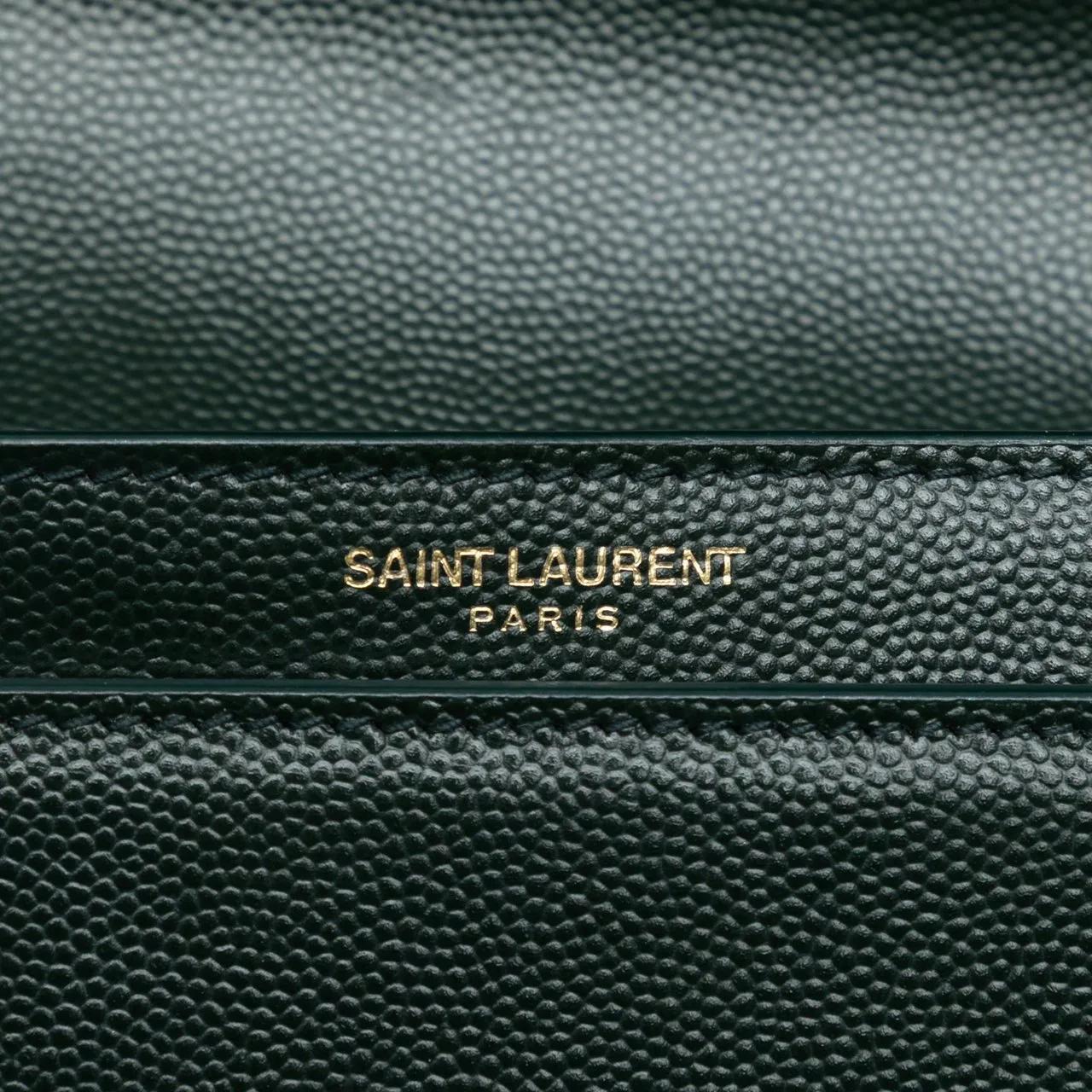 Thumbnail - Saint Laurent Hobo Bags - Grain De Poudre Monogram Cassandra Clasp Bag - Gr. unisize - in Grün - für Damen