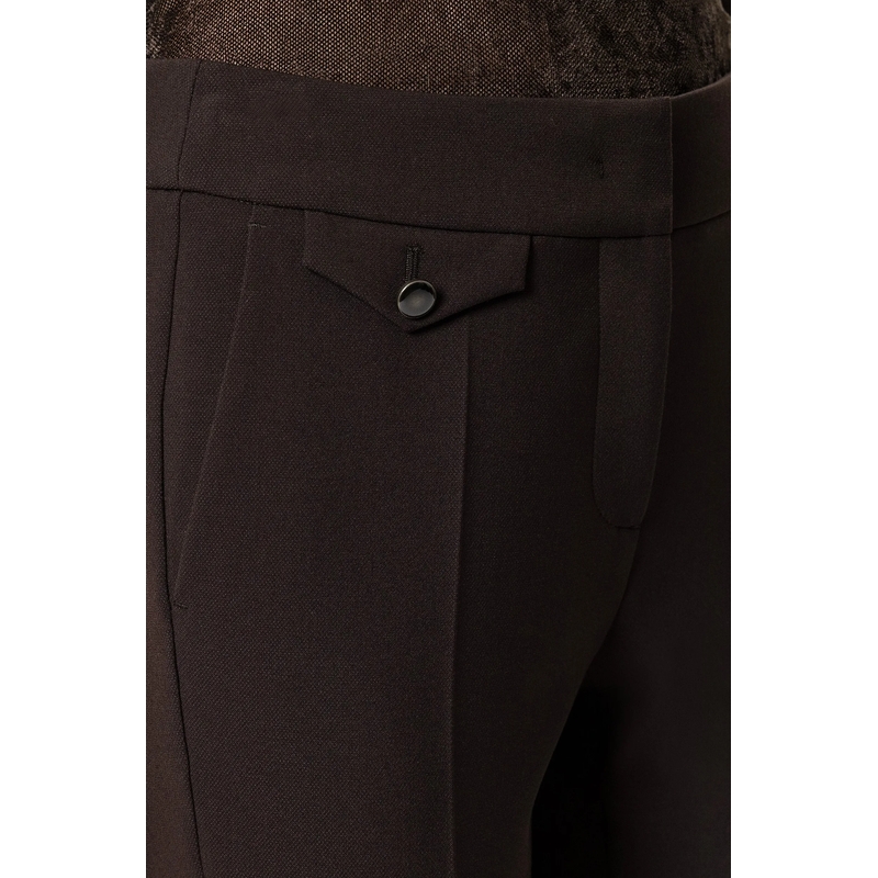 Luisa Cerano Stoffen broek Babyflare-Pants truffle(Image 5)