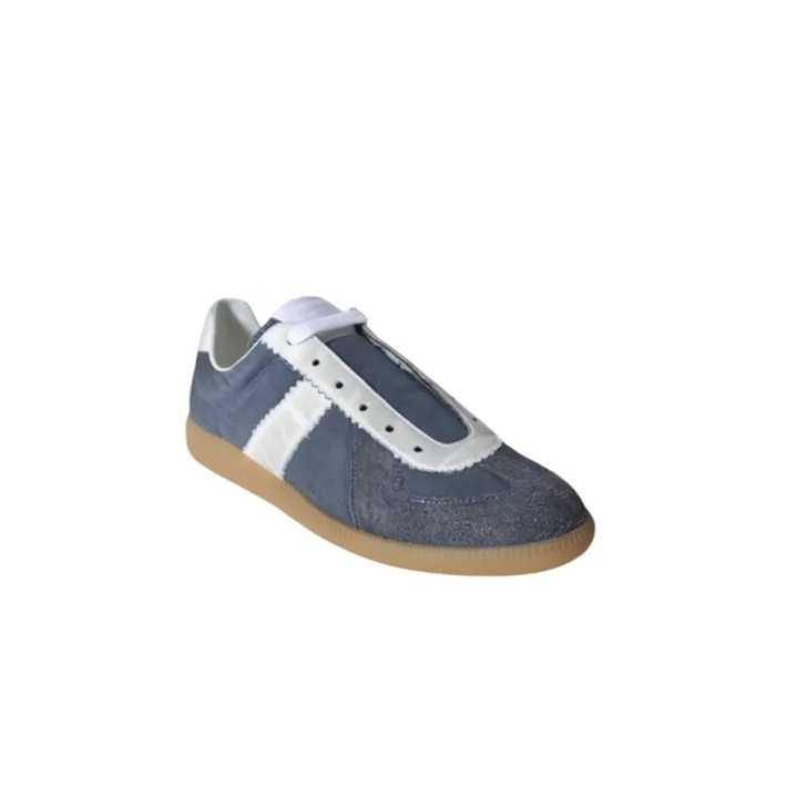 Maison Margiela Indigo Cotton Drill Replica Sneakers Blue