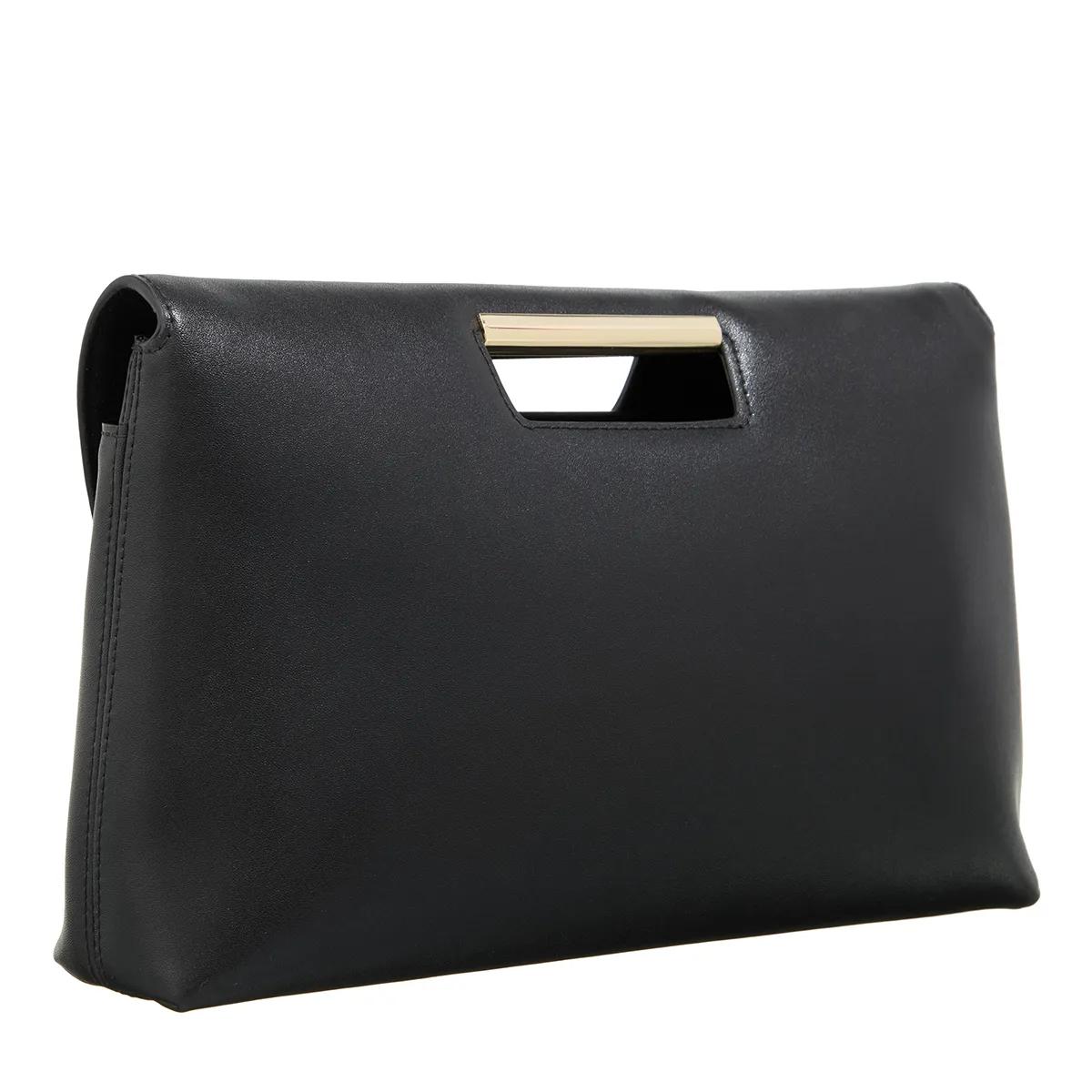 Furla Zwarte leren handtas met klepsluiting Black Dames