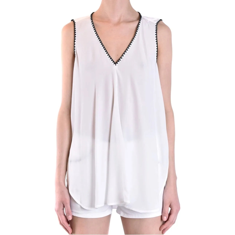 Dondup T-Shirt Top White weiß