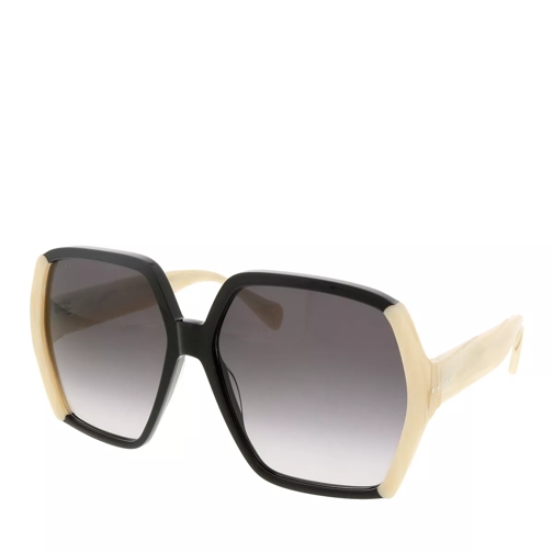 Gucci GG1065S-002 65 Sunglass Woman Acetate Black-Beige-Grey Sunglasses