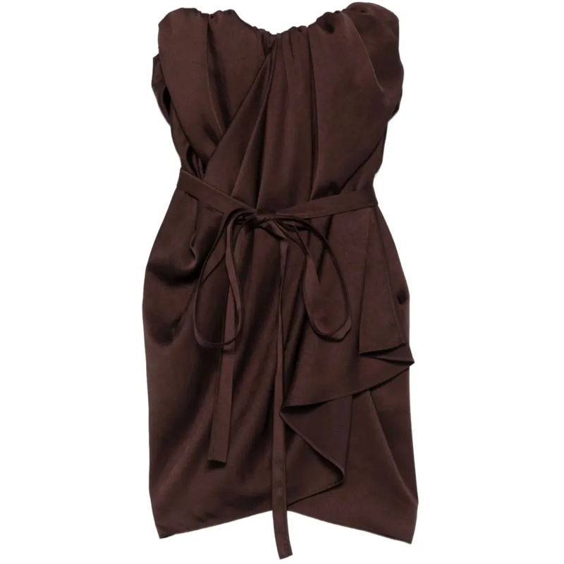 Vivienne Westwood Midikleid Susana Mini Dress Chocolate Brown braun