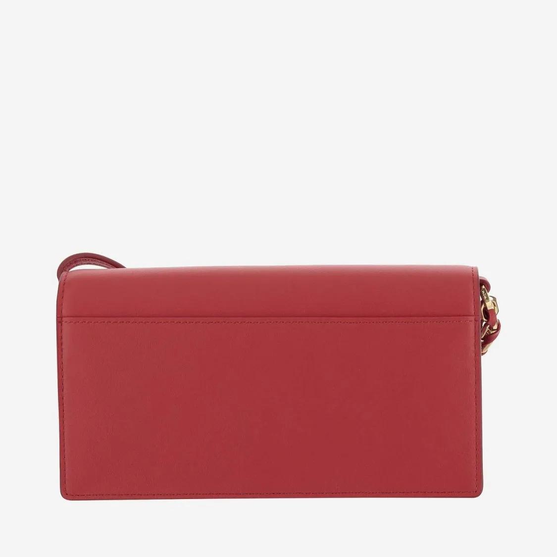 MCM Hobo bags Logo Leather Shoulder Bag in rood