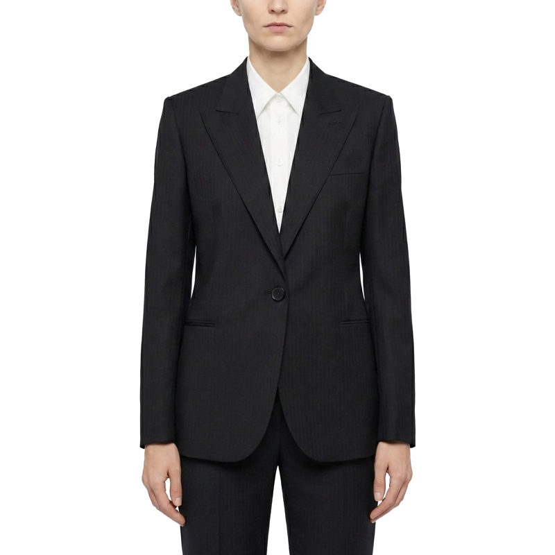 Givenchy Blazer Blazer mit Nadelstreifen schwarz(Image 2)