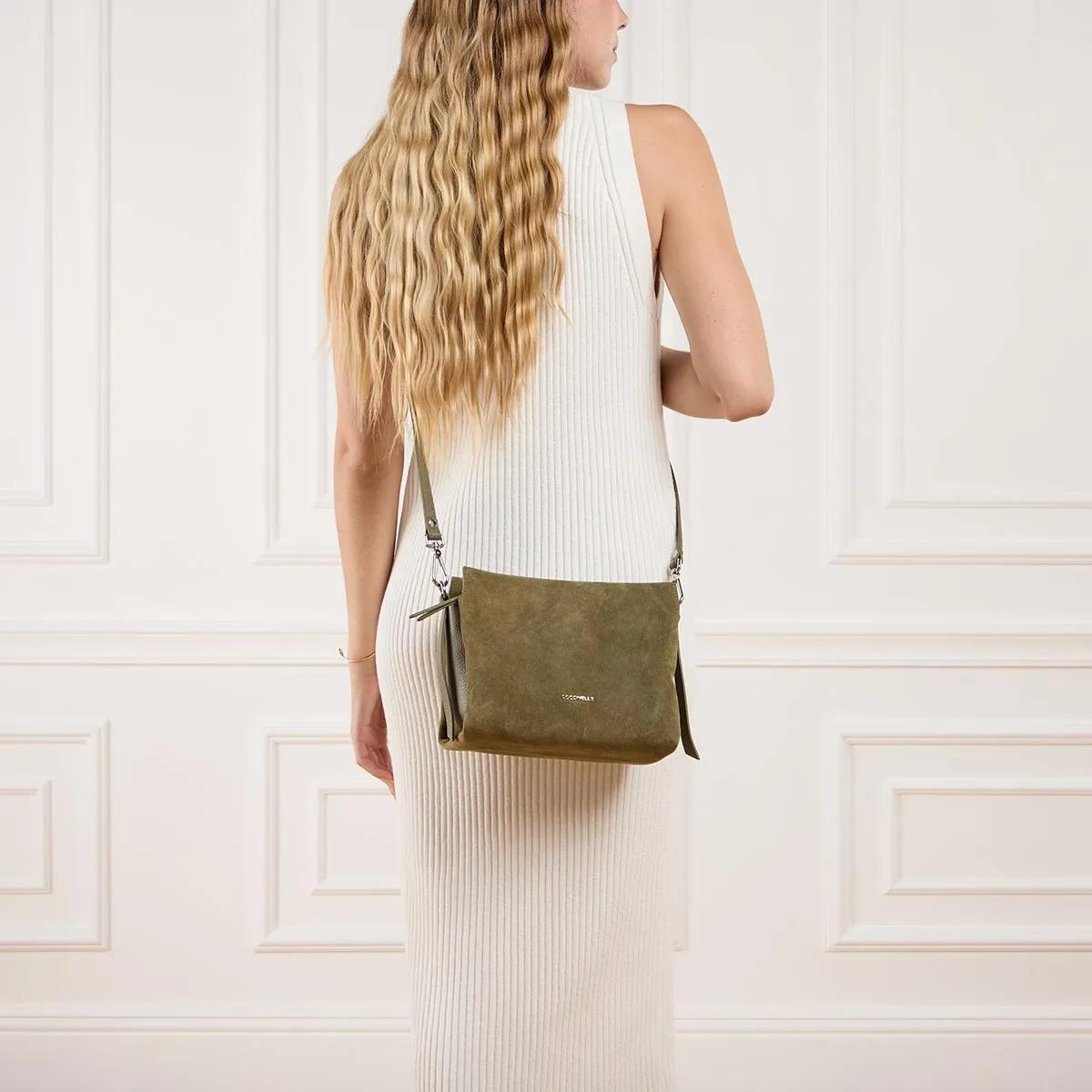 Coccinelle Crossbody bags Boheme Suede Bimaterial in groen