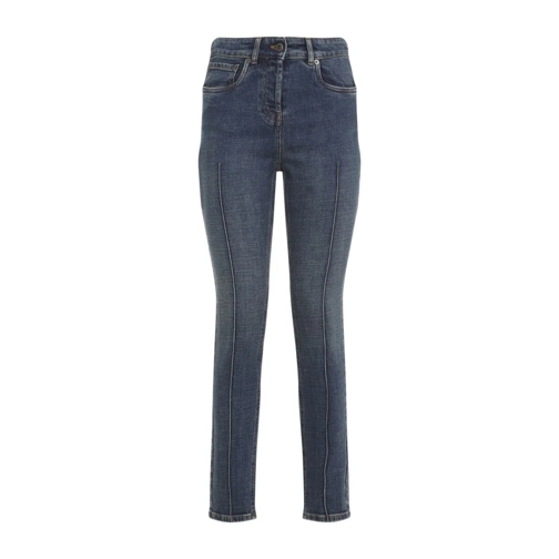 Miu Miu Blue Cotton Jeans Blue Jeans