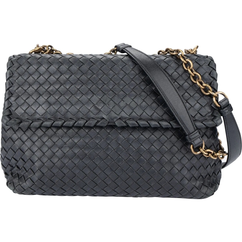 Bottega Veneta Schultertasche Bottega Veneta Intrecciato Leather Olympia Crossbo mehrfarbig