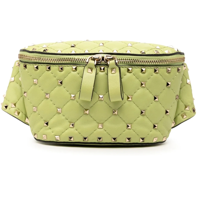 Valentino Garavani Sac de ceinture Nappa Rockstud Spike Belt Bag grün
