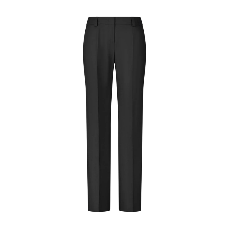 windsor. Freizeithose Businesshose aus Schurwolle Schwarz(Image 9)