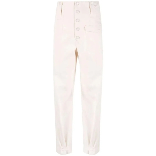 Isabel Marant  Darlena High-Waist Trousers Neutrals