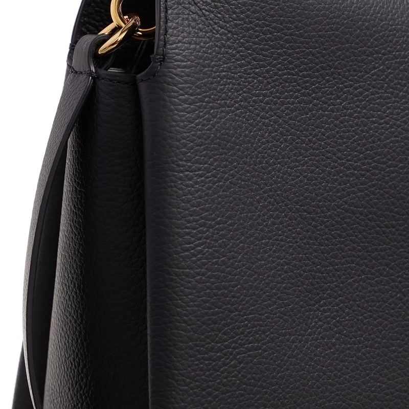 Coccinelle Crossbody Bag Boheme Grana Double Noir/Cognac(Image 5)