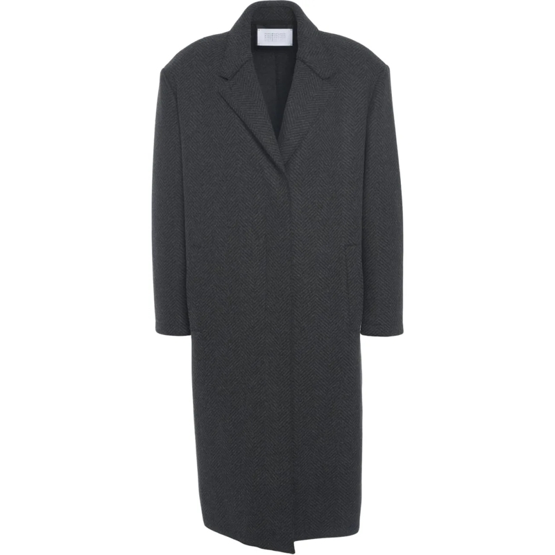 Harris Wharf Übergangsjacke Virgin wool Coat grau