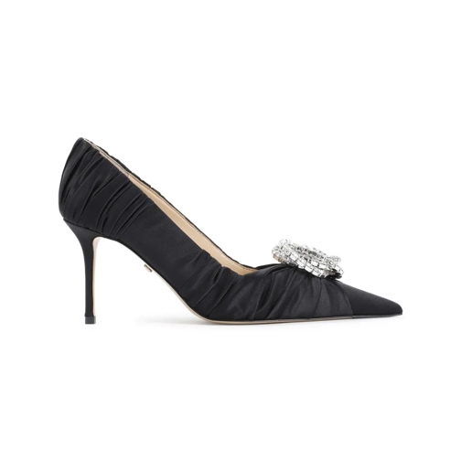 Mach&Mach Pump Black Satin Galaxy Pumps Black