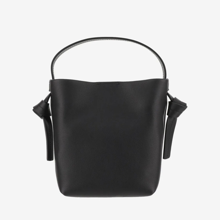 ショルダーバッグ・ポシェット JIL SANDER BLACK LEATHER KNOT SHOULDER BAG Knot Small leather shoulder bag in black - Jil Sander