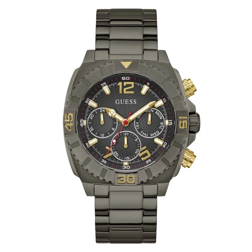 Guess Quarz-Uhr Quarz-Analoguhr Traction grau