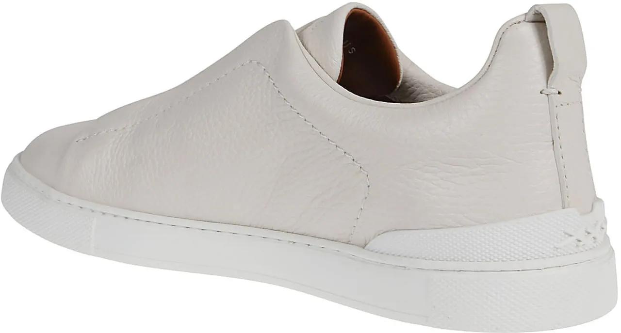 Thumbnail - Zegna Low-Top Sneaker - Triple Stitch Low Top Sneakers White - Gr. 7 - in Weiß - für Damen