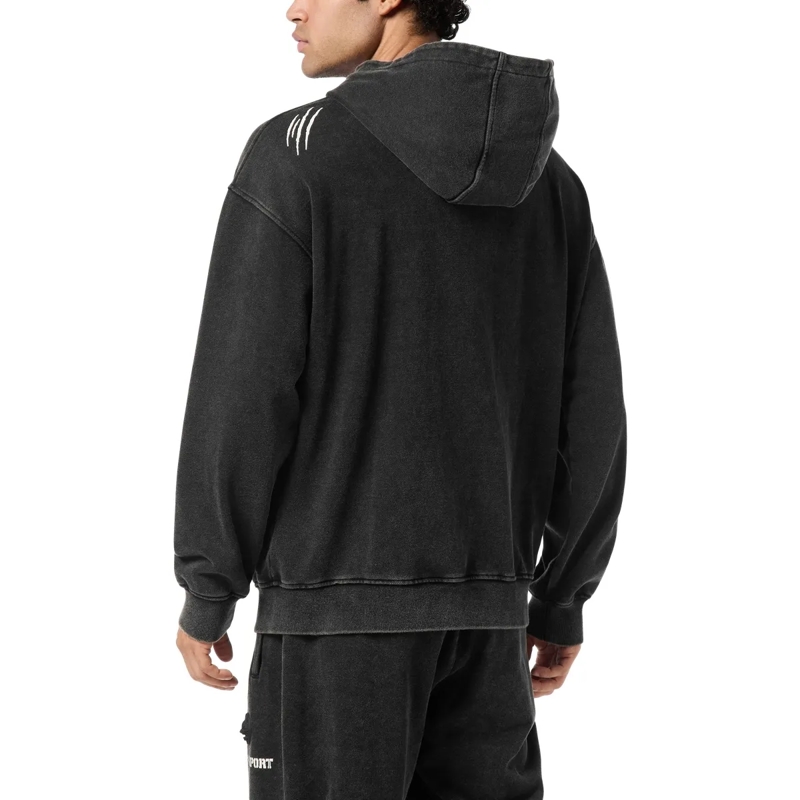 Plein Sport Top Kapuzen-Sweatjacket schwarz(Image 2)