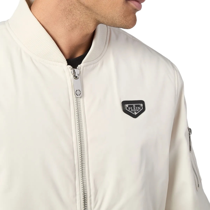 Philipp Plein Daunenjacke Bomber beige(Image 5)