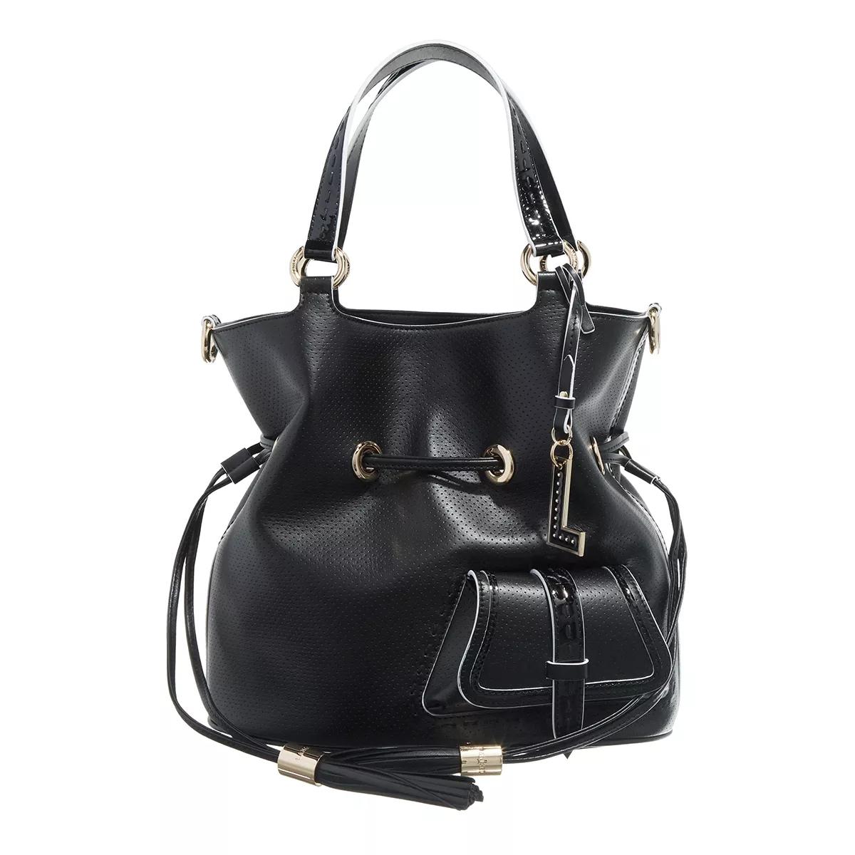 Lancel Premier Flirt De Lancel Black Bucket Bag