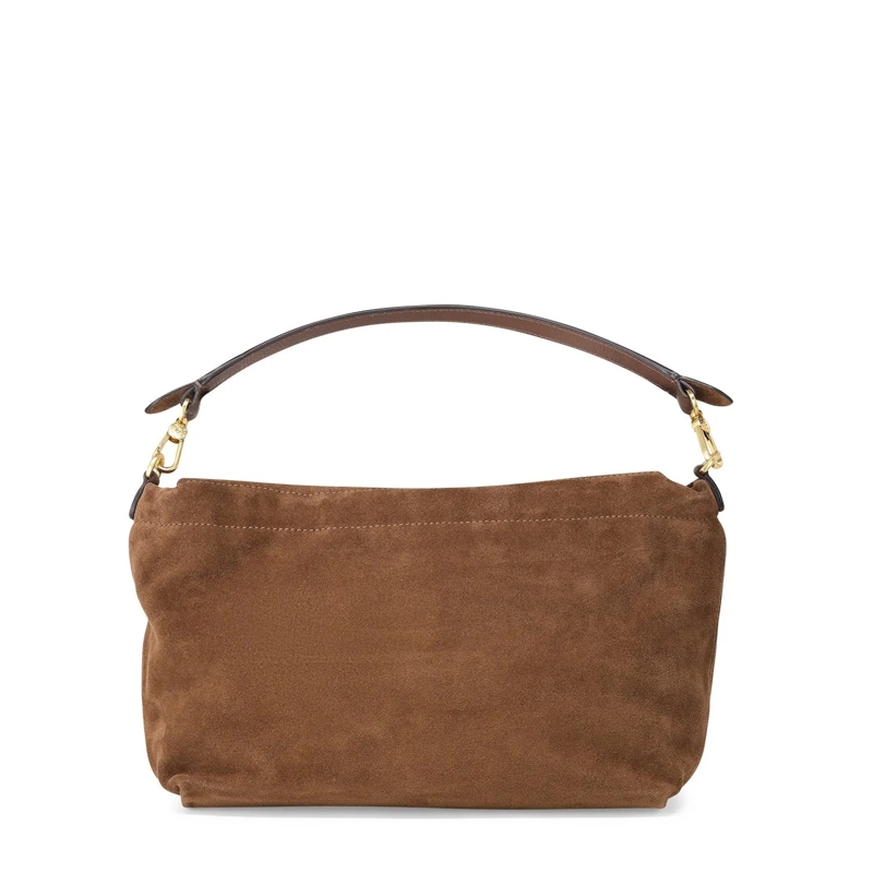 Abro Crossbody Bag Schultertasche Temi aus Veloursleder braun(Image 2)