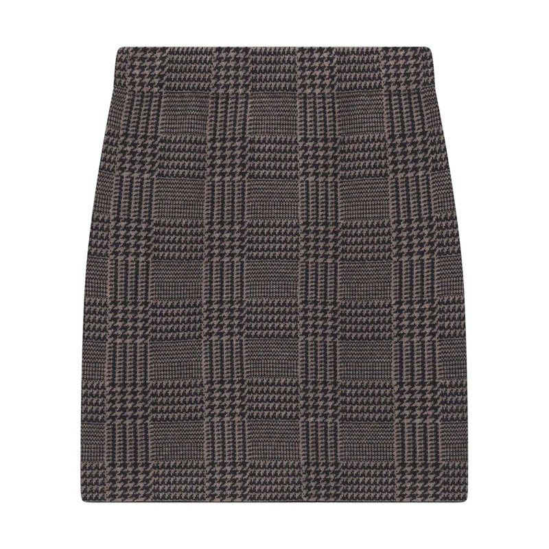 Sminfinity Minirock Rock Glencheck Slip On Skirt braun(Image 2)