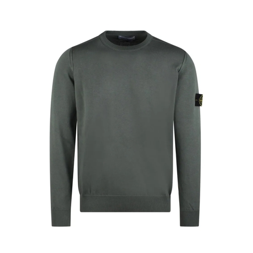 Stone Island Pullover Roundneck Sweater Green