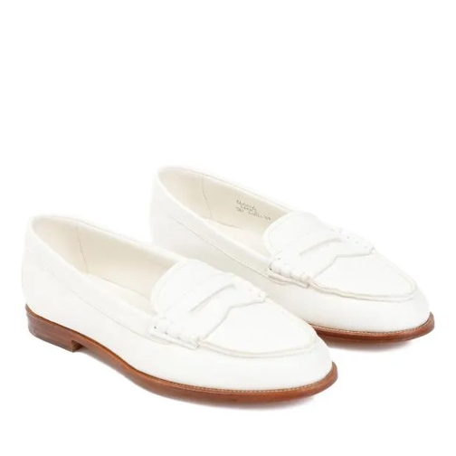 Church's Kara 2 Ivory Deer Leather Loafers White Loafer