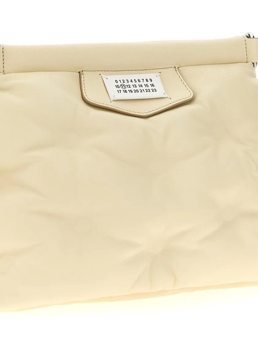 Maison Margiela Hobo bags 'Glam Slam Classique Small' Crossbody Bag in beige