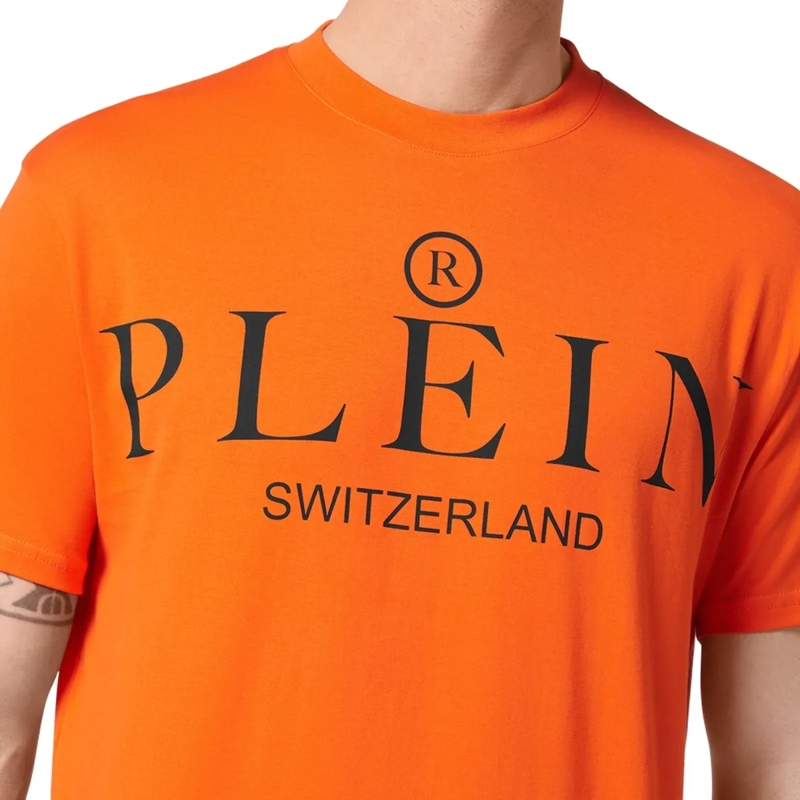 Philipp Plein T-Shirt T-Shirt Iconic Plein orange(Image 3)