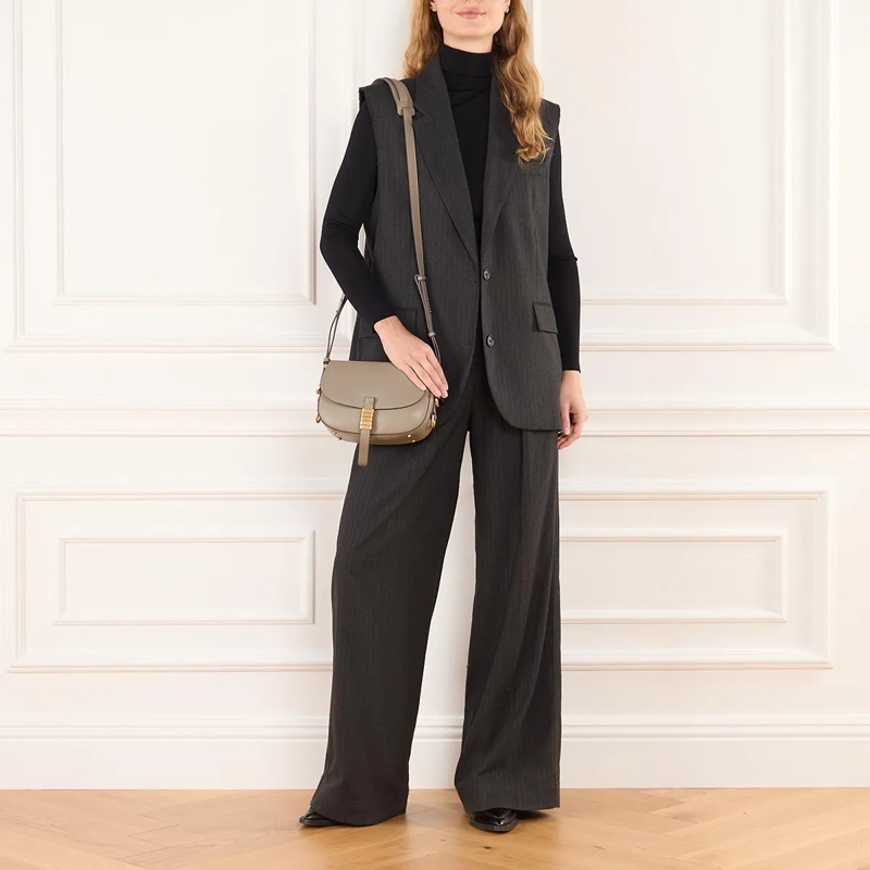 Pinko Crossbody Bag Saddle Mini Noce-Antique Gold(Image 2)