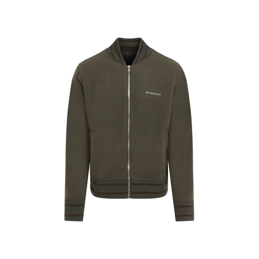 Givenchy Bomberjacken Knitted Varsity Jacket Green