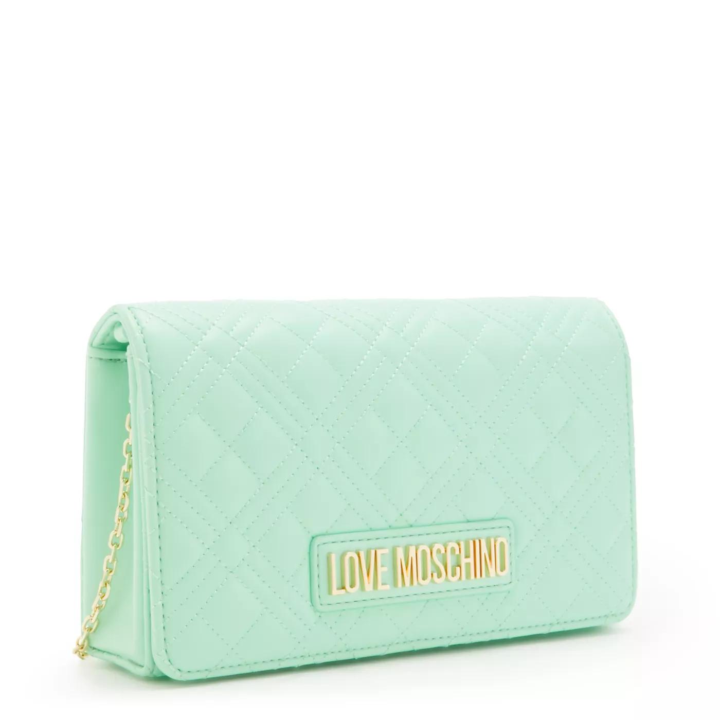 Love Moschino Crossbody bags Quilted Bag Grüne Schultertasche JC4 in groen