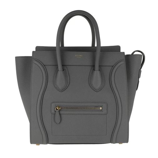 Celine Luggage Phantom Tote Bag Kohl Grey Rymlig shoppingväska