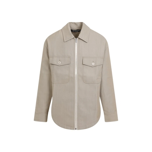 Jacquemus Veste de transition Le Blouson Montagne Jacket Grey