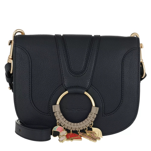 See By Chloé Hana Shoulder Bag With Charms Small Leather Marine Borsetta a tracolla