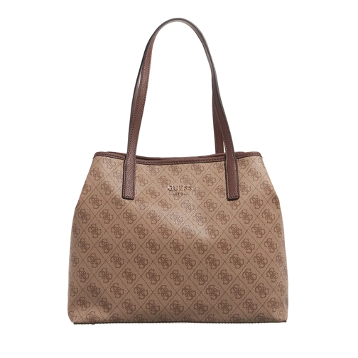 Guess Shopper Vikky Ii 2 In 1 Tote Latte Logo/Brown