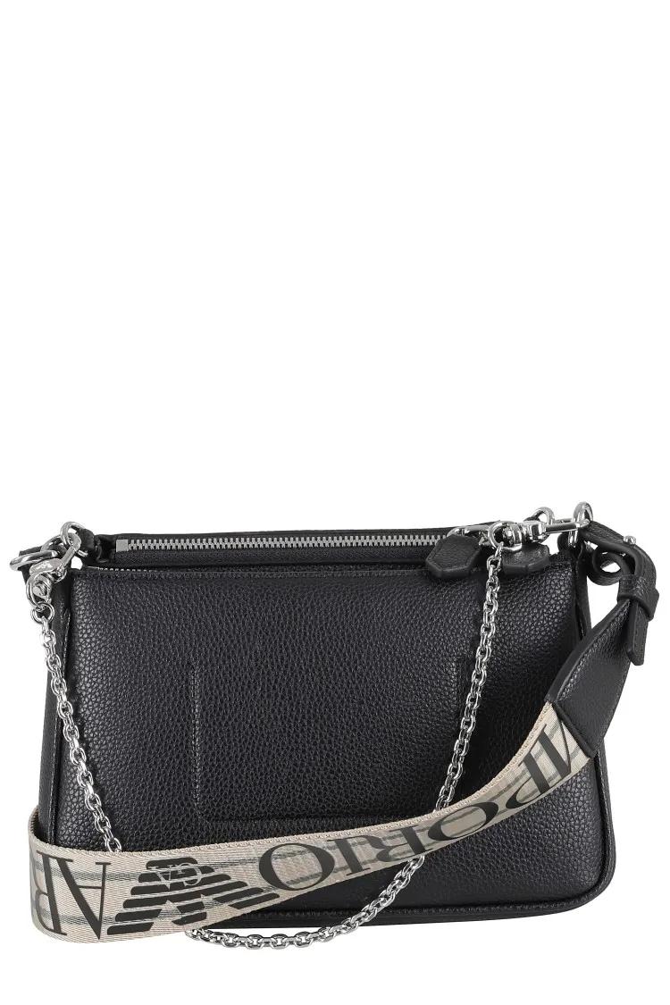 Emporio Armani Hobo bags Compact Mini Bag With Textured Exterior in zwart