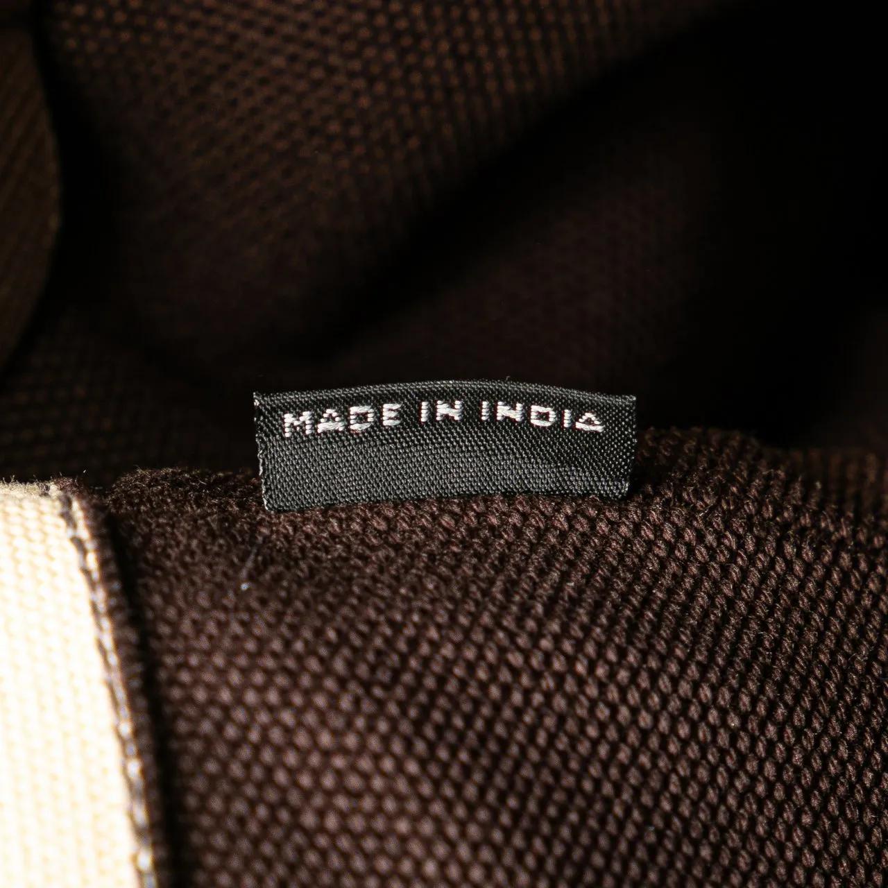 Thumbnail - Prada Hobo Bags - Canvas Canapa Righe Striped Satchel - Gr. unisize - in Braun - für Damen