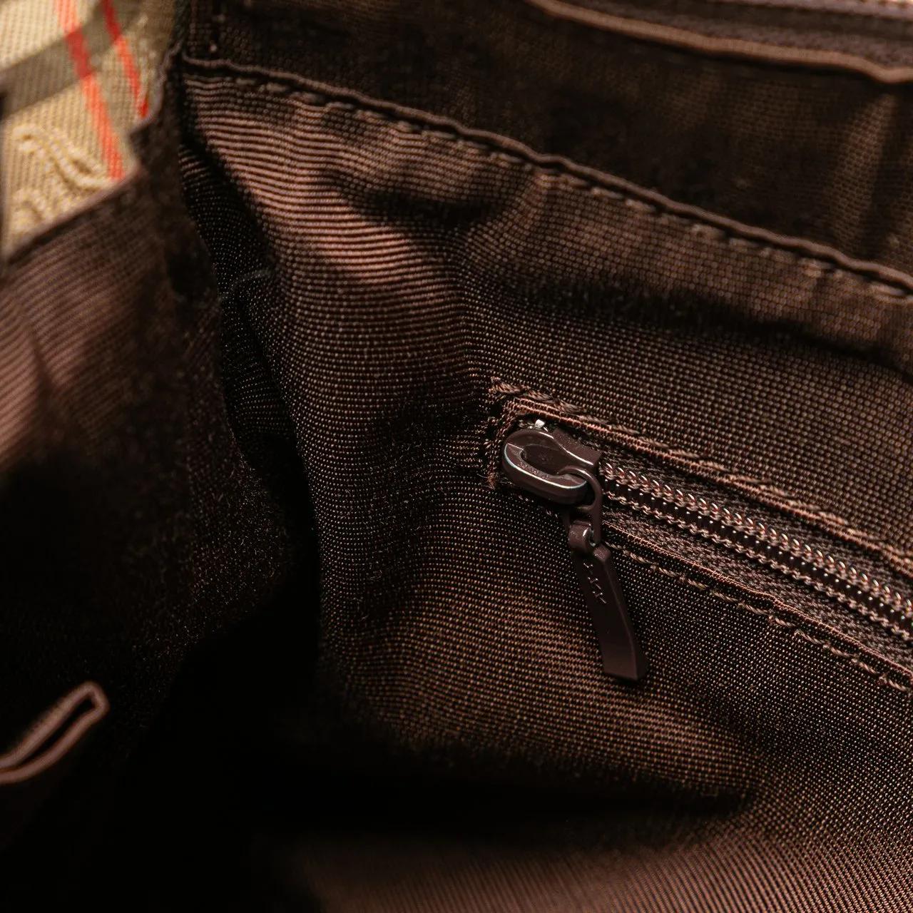 Thumbnail - Burberry Shopper - Haymarket Check Canvas Tote - Gr. unisize - in Braun - für Damen