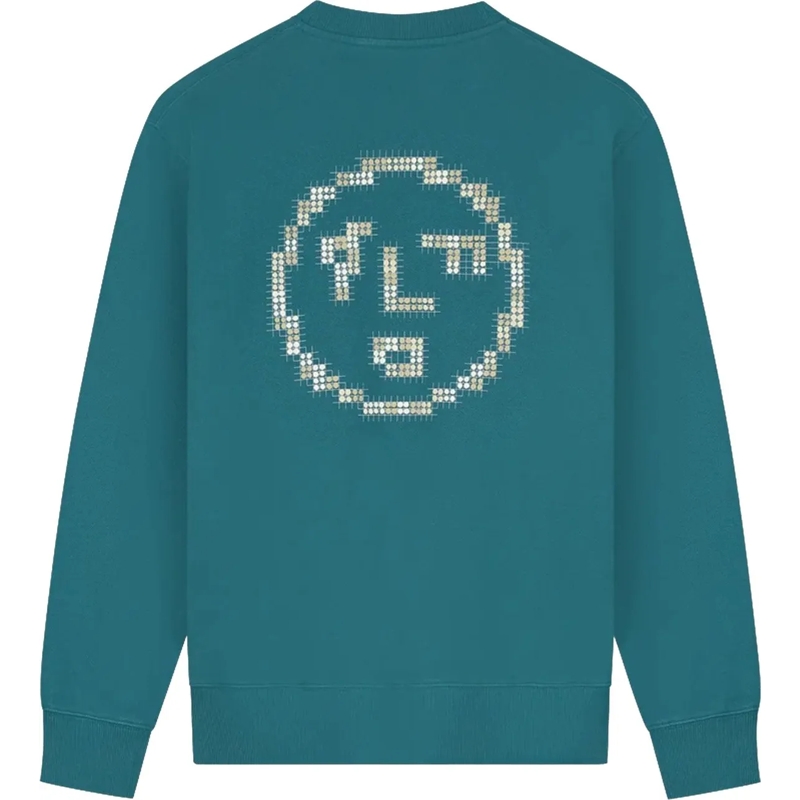 ØLÅF  Olaf Dotted Face Crewneck Sweaters Groen M250200 grün(Image 2)