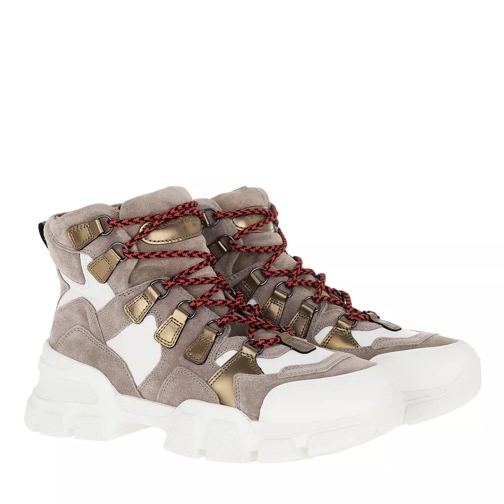 Kennel & Schmenger Ace Suede Calf Ombra Bianco Gold lage-top sneaker