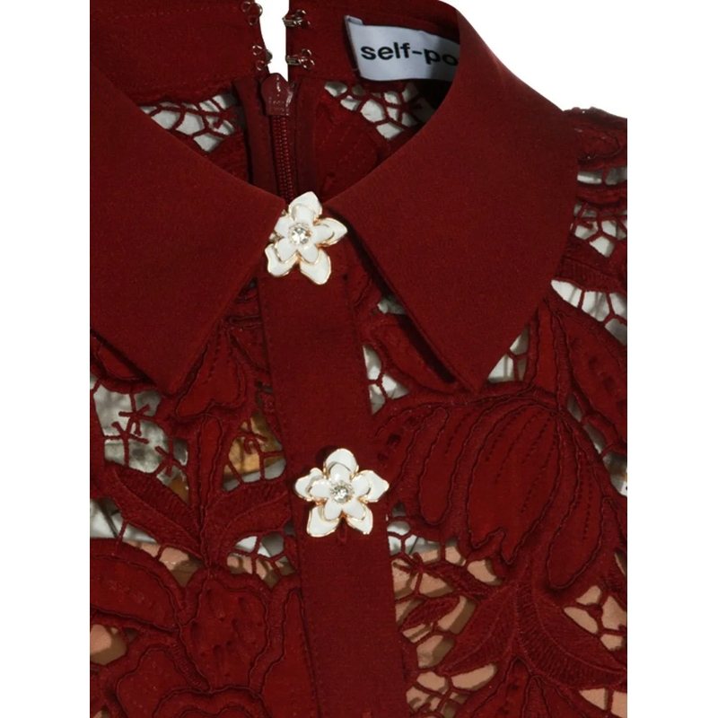 Self Portrait Minikleid Dresses Bordeaux braun(Image 4)